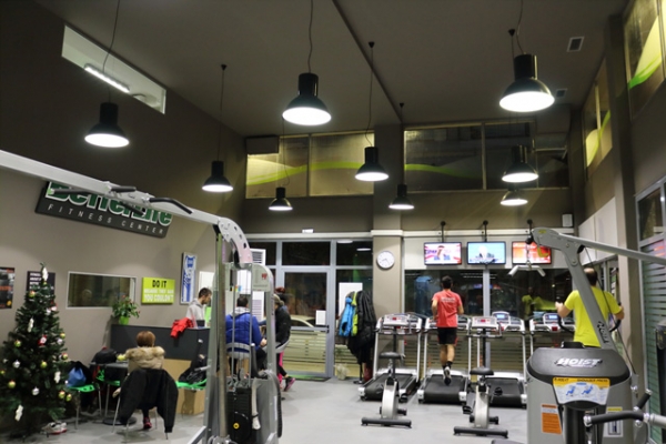 Φωτισμός γυμναστηρίου BetterLife Fitness Center στην Καλαμαριά Θεσσαλονίκης