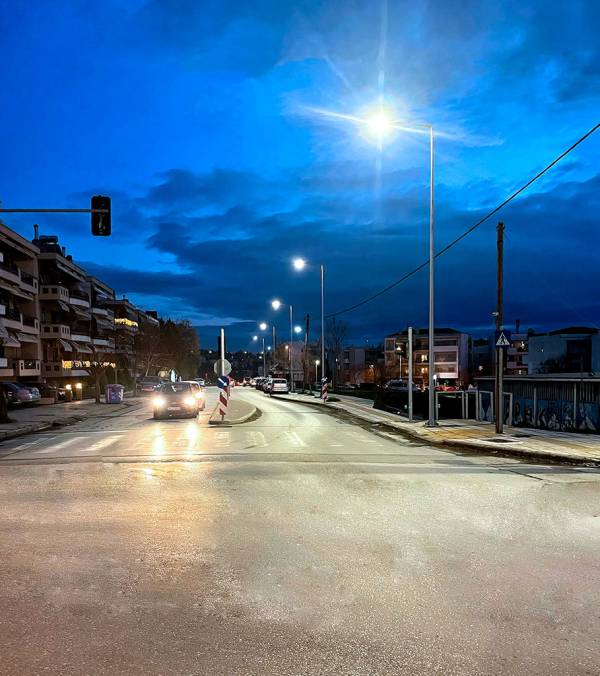 TECHLUMEN LED Installation - LED Street Lights - Pylaia - Thessaloniki