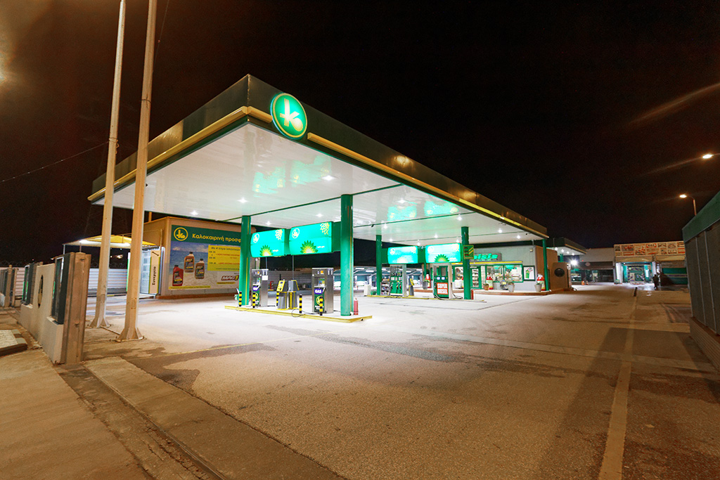 Canopy Lighting Installation Example