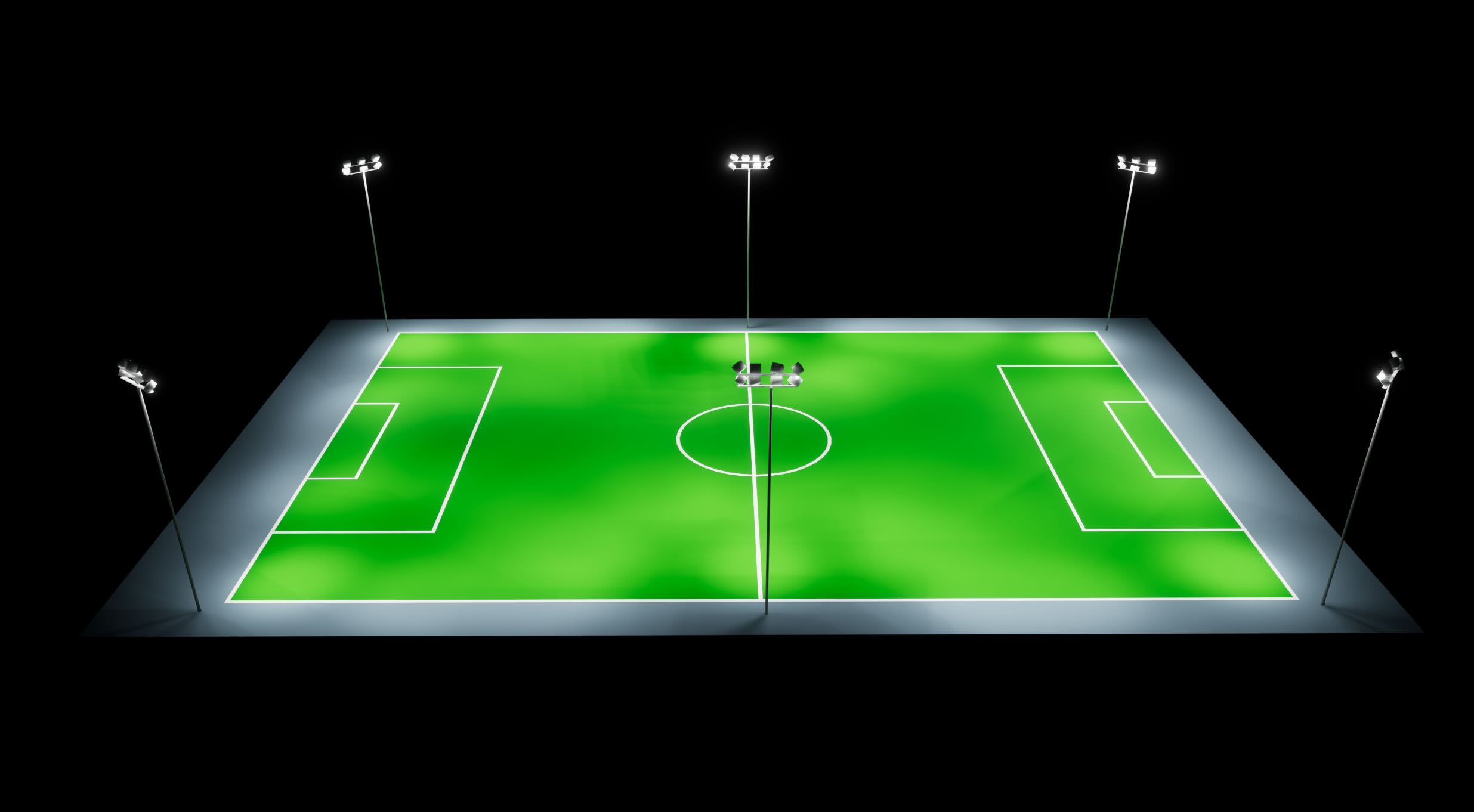 Football Class I 6 poles 23m 3D