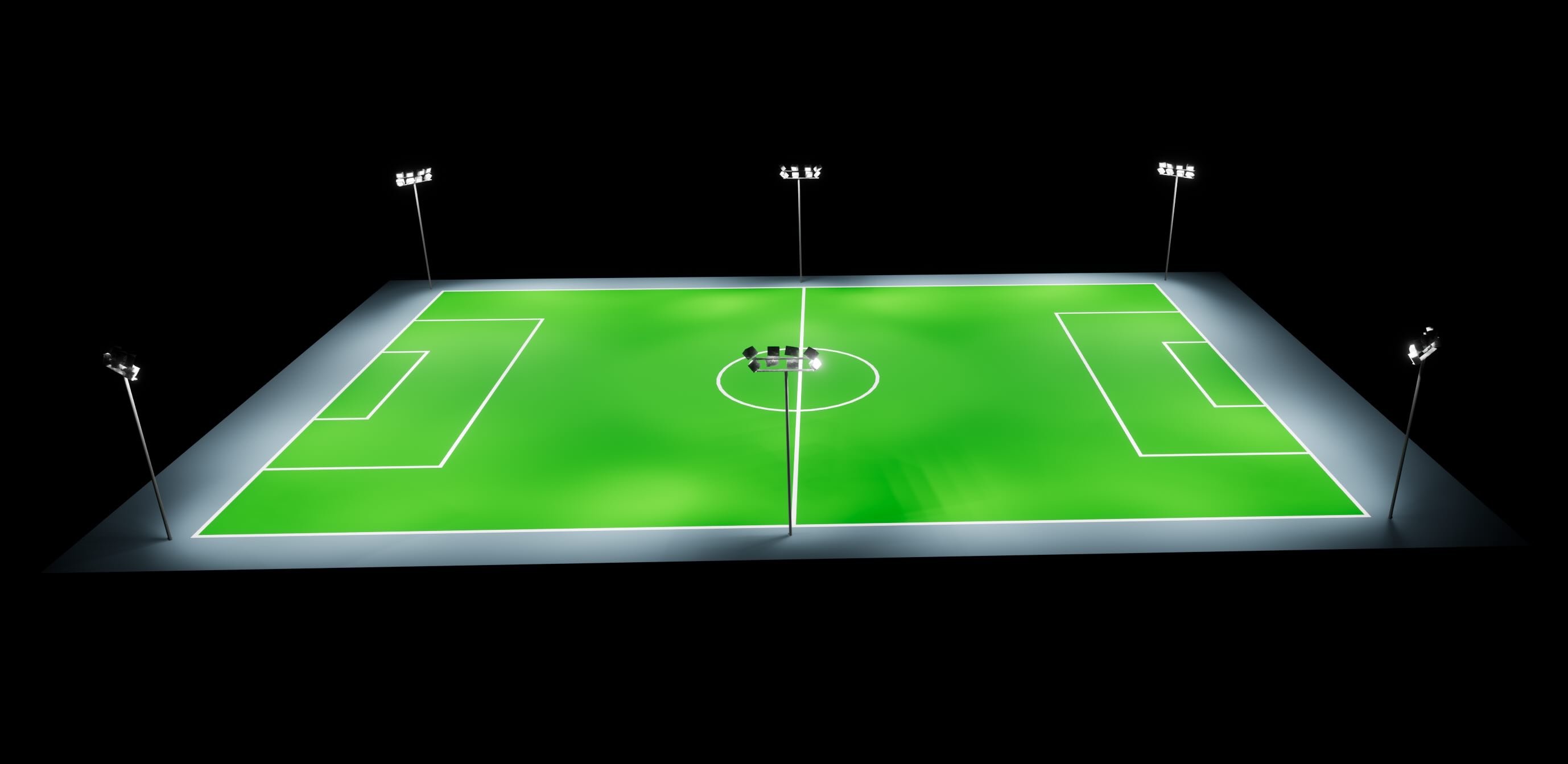 Football Class I 6 poles 18m 3D